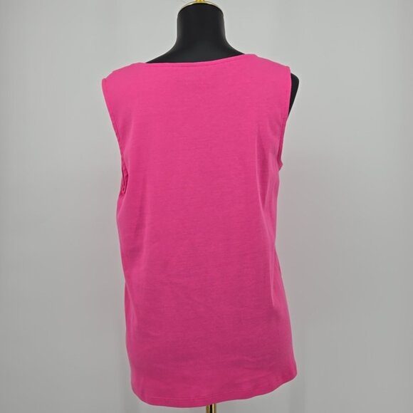 Rafaella Pink Hardware Shirt Top - Picture 6 of 9